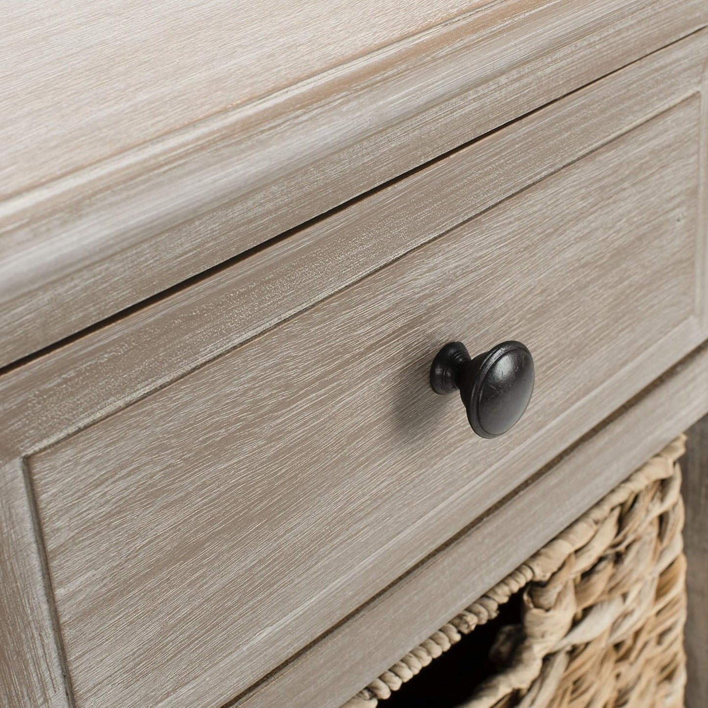 Safavieh American Homes Collection Michaela Vintage White Side Table