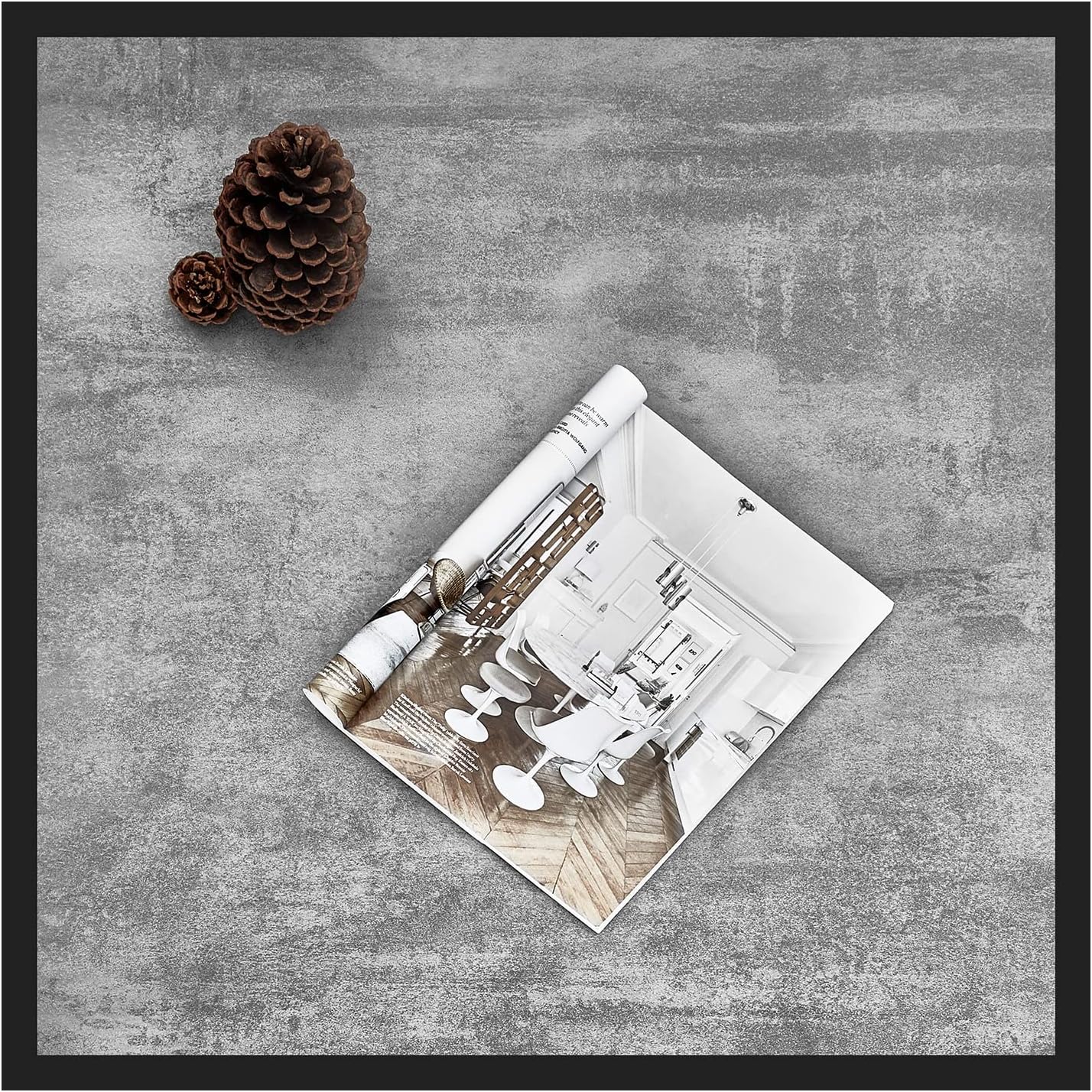 SAYGOER Small Coffee Table Square Modern Coffee Tables for Small Space Low Center Table for Living Room Office, Wood Top with Metal Frames, Easy Assembly, Gray Wood