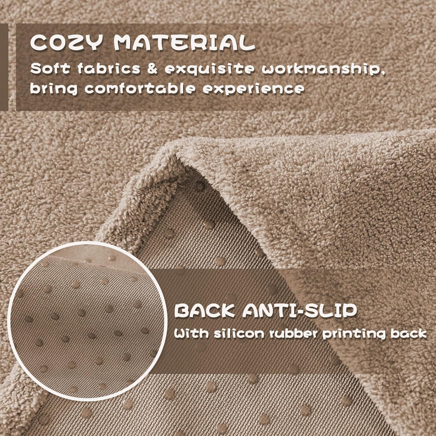 MYSKY HOME Sofa Slipcovers Sofa Covers Washable, Couch Cover for 3-4 Cushion Couch Sofa, Dog Couch Covers Furniture Protector Cover Non Slip Soft Couch Sofa Cover, 91"x 150", Khaki