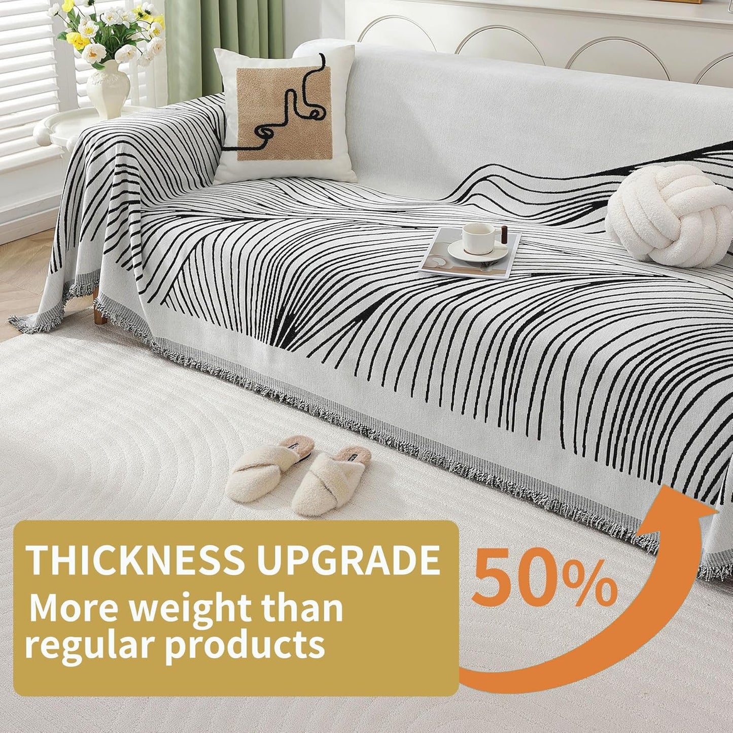 Non Slip Sofa Covers Couch Covers for 3 Cushion Couch Sofa Pet Friendly Washable Couch Covers for Sofa, Soft Thick Sectional Couch Covers L Shape Furniture Protector for Kids, Dogs 71" X118"