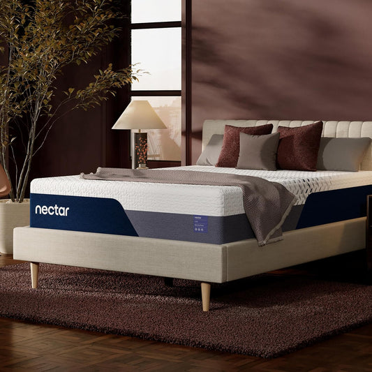 Nectar Luxe 14” Cal King Mattress - Medium Firm - Contouring Memory Foam - Cooling Upgrade - 3” Pressure Relief Layer -Mattress in a Box - 365-Night Trial & Forever Warranty