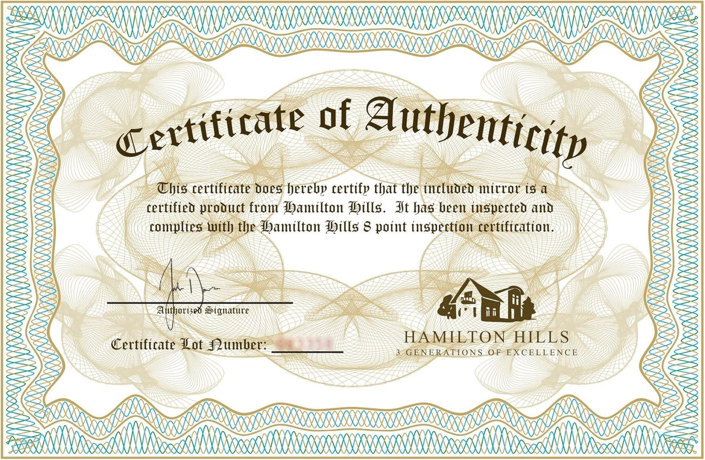 Hamilton Hills 30x40 inch Bathroom Mirror Cabinet - Large Rectangular Wall-Mounted Mirrors for Bathroom - 1/2 inch Floating Frame Vanity Mirror with Nickel Glass - Hangs Horizontal or Vertical