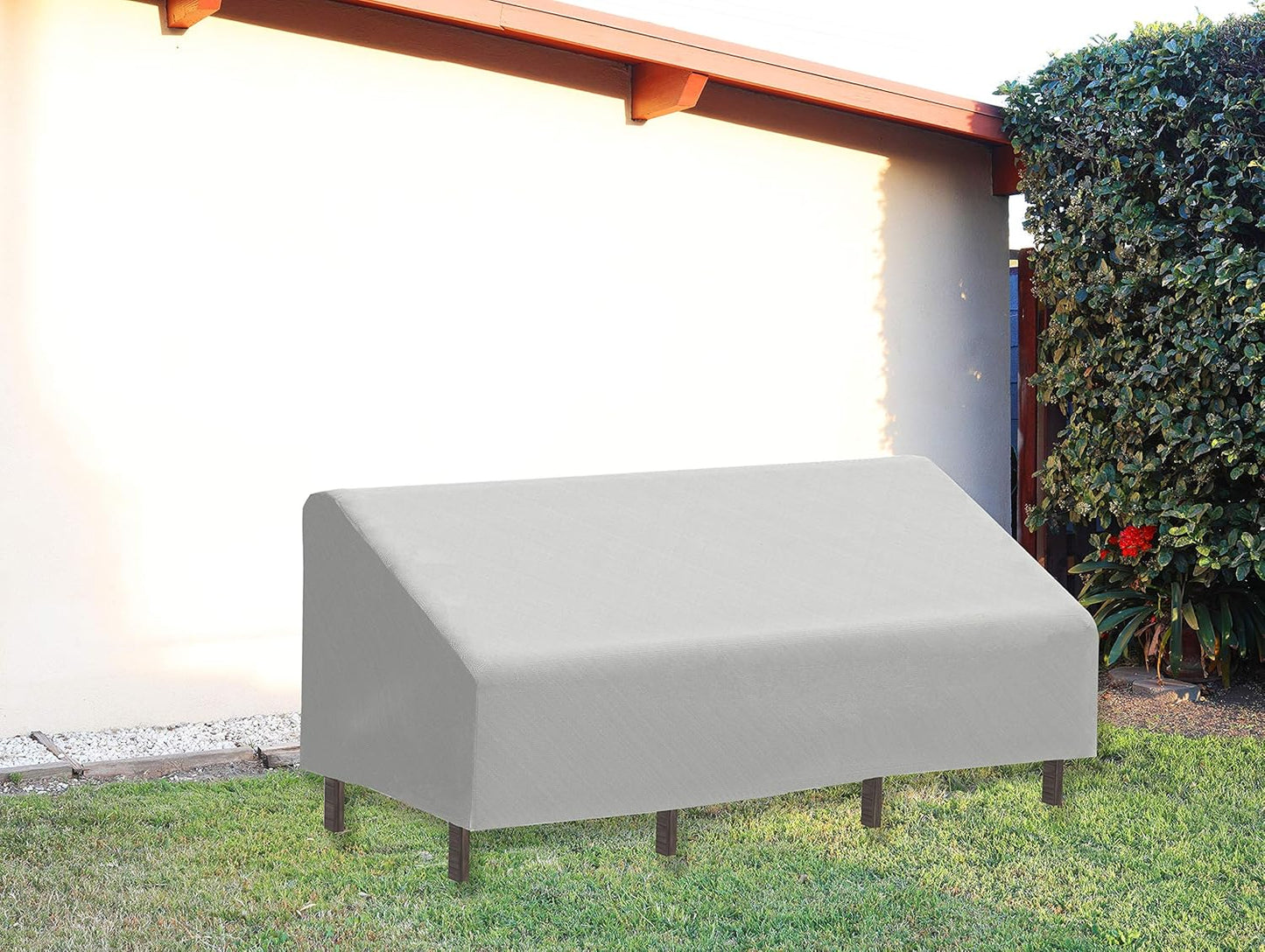 Simple Houseware 3-Seater Patio Sofa Cover Waterproof, 79 x 38 x 29 Inches