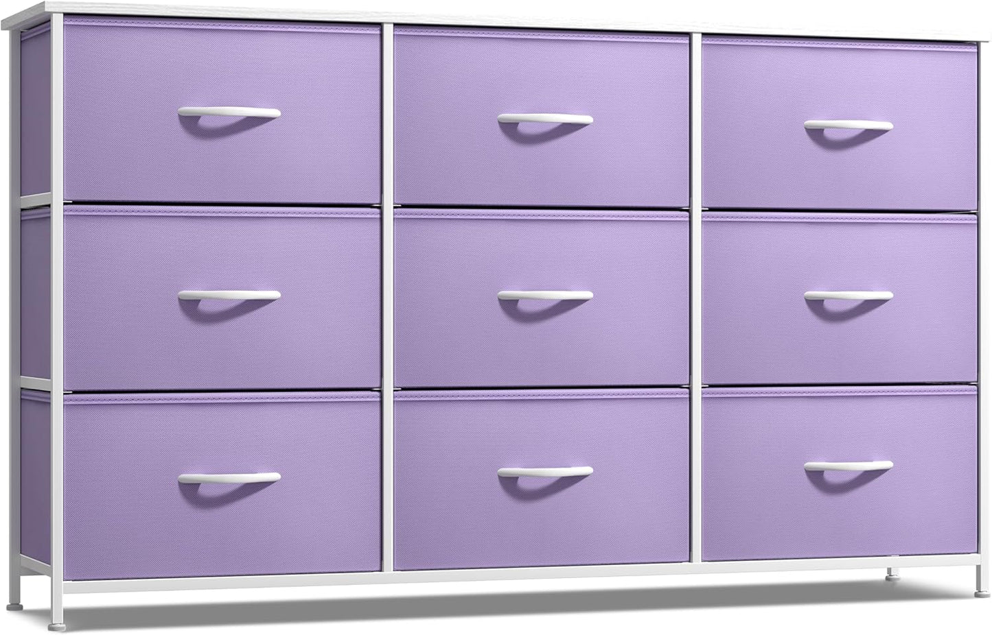 Sorbus Kids Dresser with 9 Drawers - Storage Unit Organizer Chest for Clothes - Bedroom, Kids Room, Nursery, & Closet