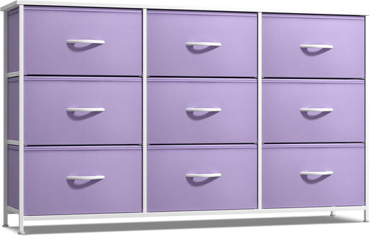 Sorbus Kids Dresser with 9 Drawers - Storage Unit Organizer Chest for Clothes - Bedroom, Kids Room, Nursery, & Closet
