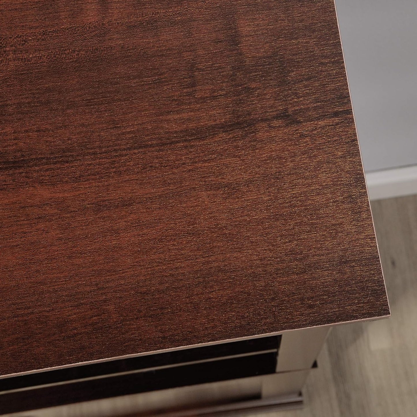 Sauder Miscellaneous Storage Bookcase With Doors/ book shelf, Select Cherry finish