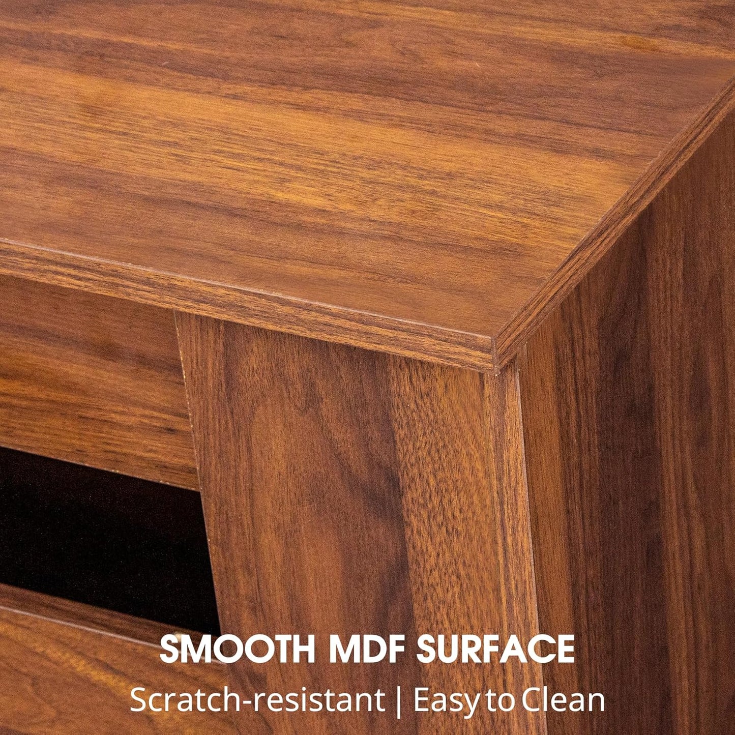 Expandable Dining Table, Convertible Table for Dining Room, Kitchen and Small Spaces, for 2-10 People, Walnut Brown