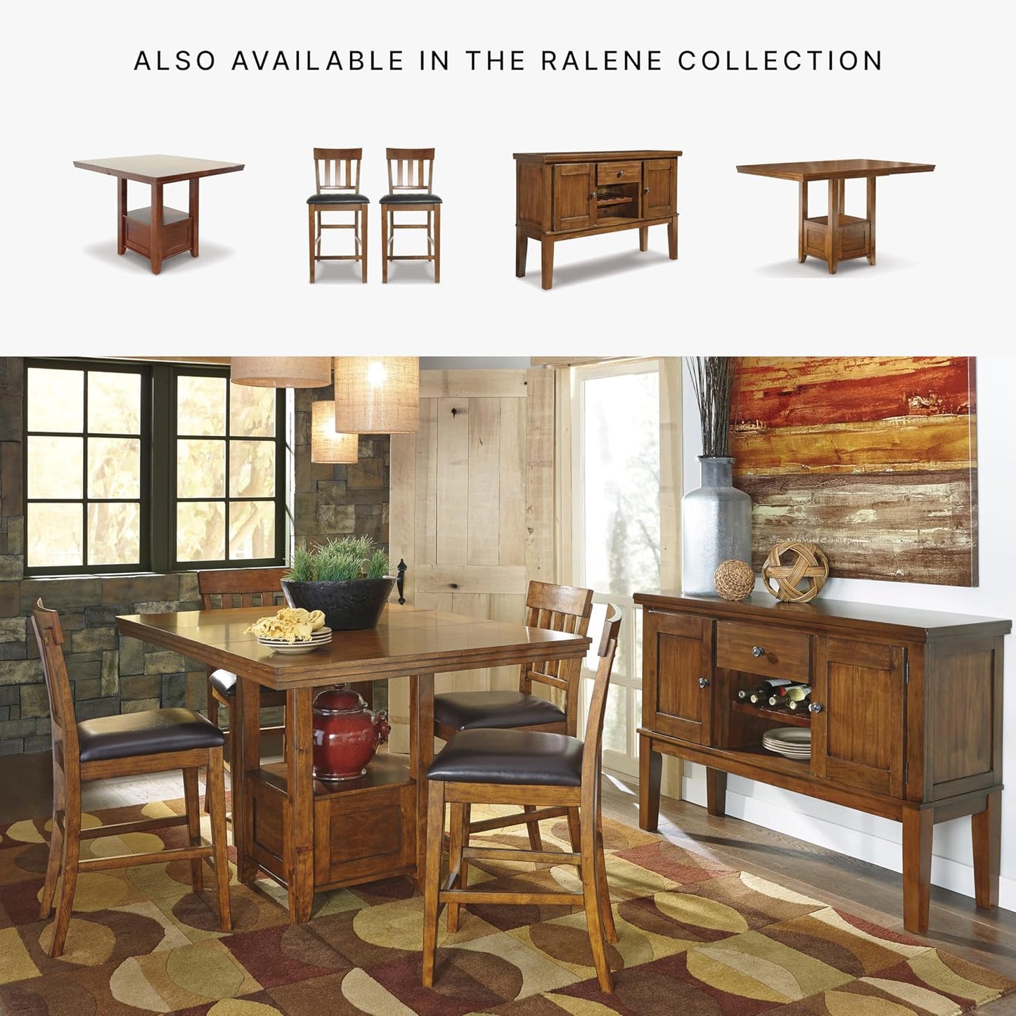 Signature Design by Ashley RaleHadd Barstool, 2 Count, Light Brown