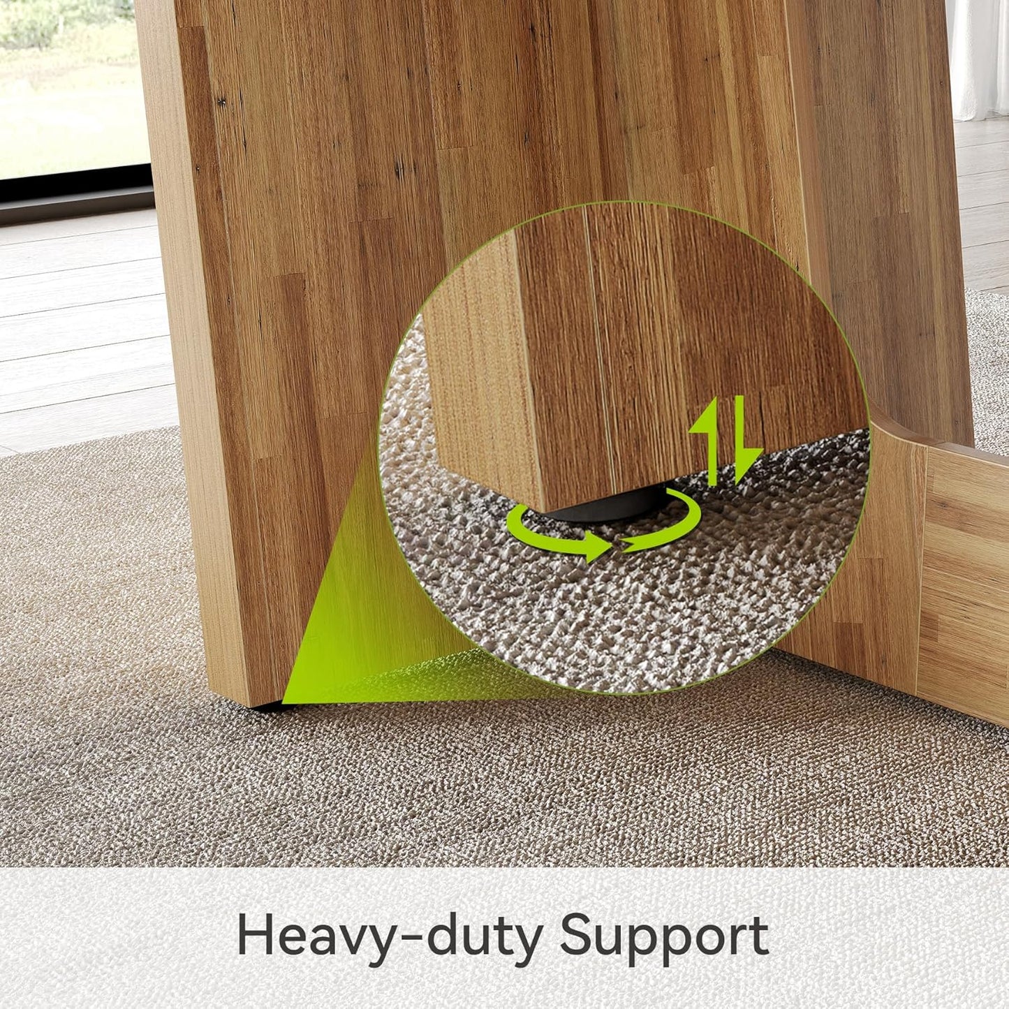 1Easylife 70.87 Inches Long Executive Desk, Wooden Computer Desk, Industrial Simple Study Writing Table, Large Workstation Business Furniture for Home Office, Oak