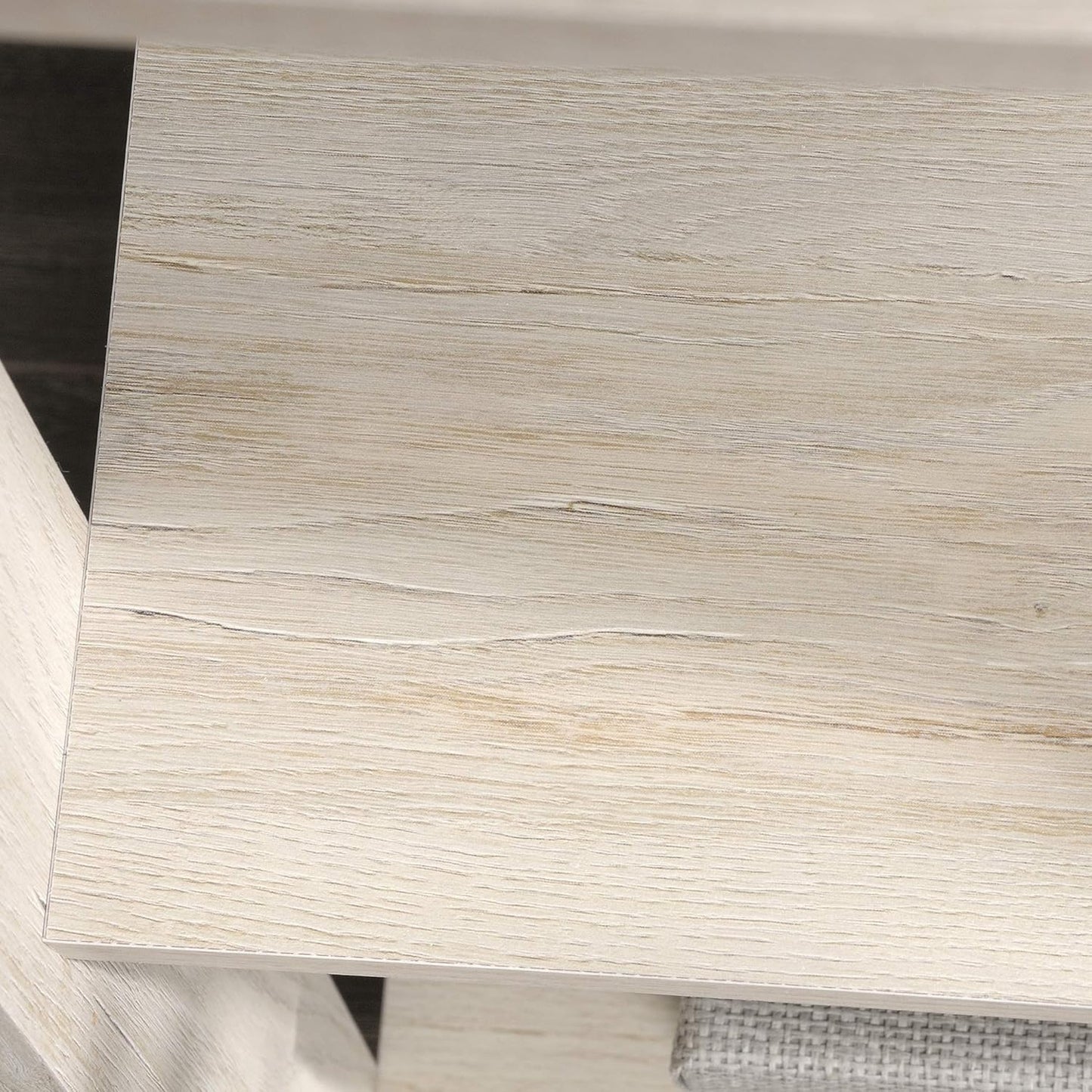 Sauder Trestle 5 Bookcase/Book Shelf, L: 23.54" x W: 16.61" x H: 71.14", Chalked Chestnut finish