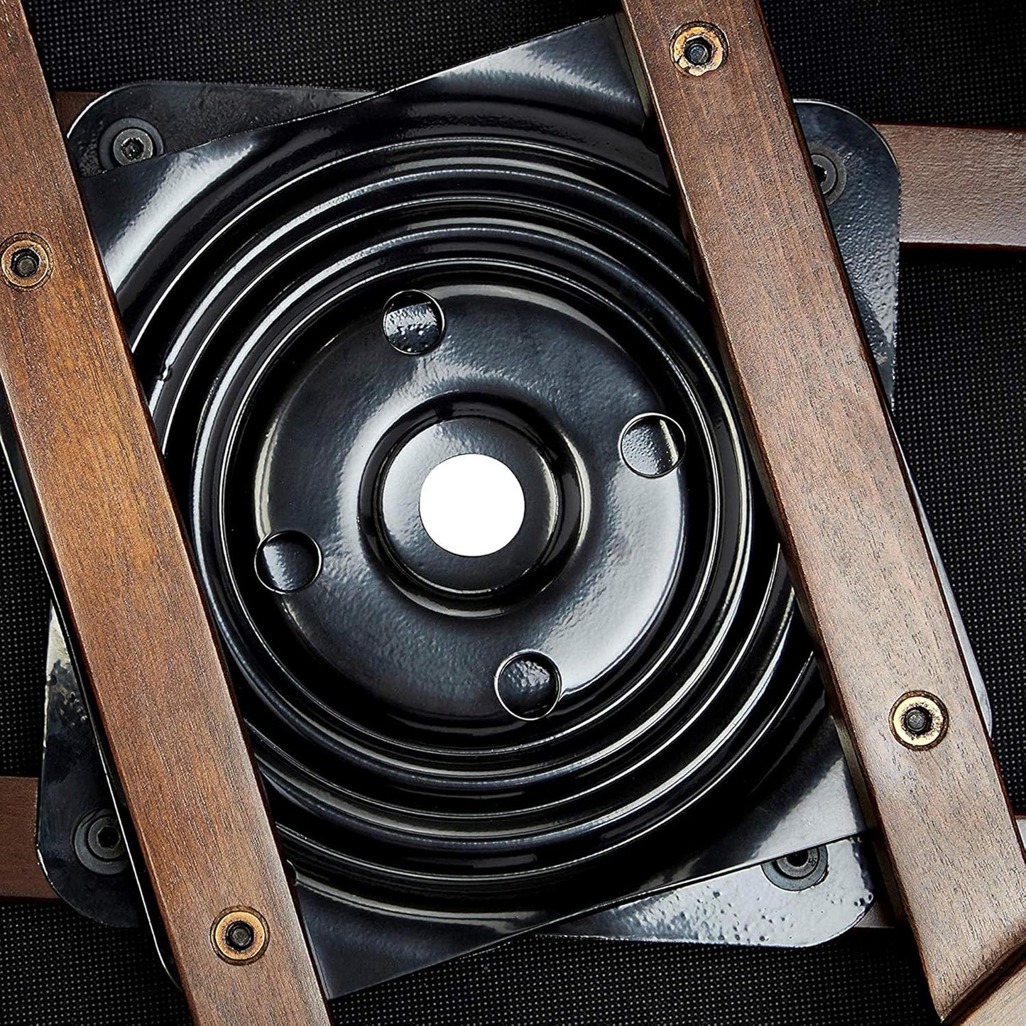 Ball & Cast Swivel Counter Height Barstool 24 Inch Seat Height Cappuccino Set of 2