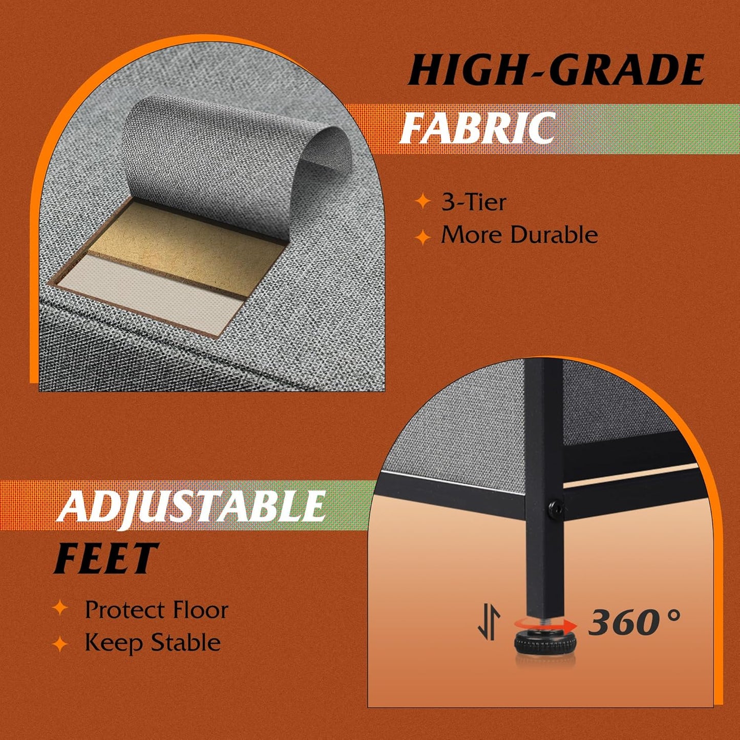 WLIVE Dresser for Bedroom with 5 Drawers, Wide Chest of Drawers, Fabric Dresser, Storage Organizer Unit with Fabric Bins for Closet, Living Room, Hallway, Dark Grey