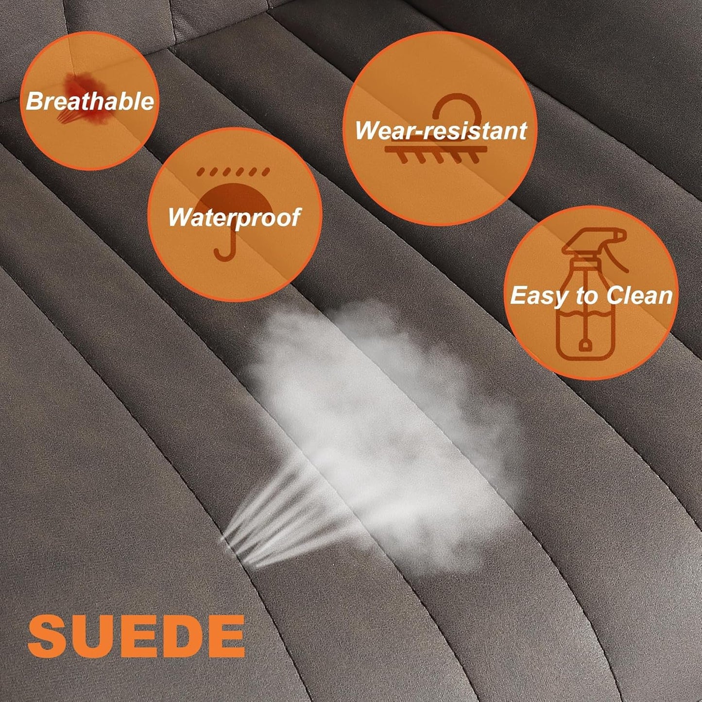 Bar Stools Set of 4, Swivel Counter Height Barstools with Back, Adjustable PU Leather Bar Chairs, Modern Armless Kitchen Island Stool, Brown