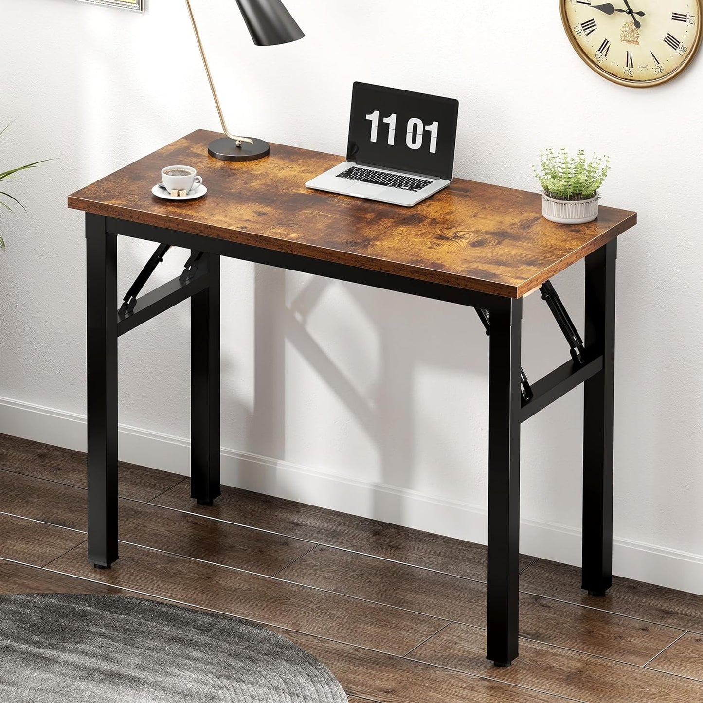 Need Computer Desk, 31.5 inches, Rustic Brown