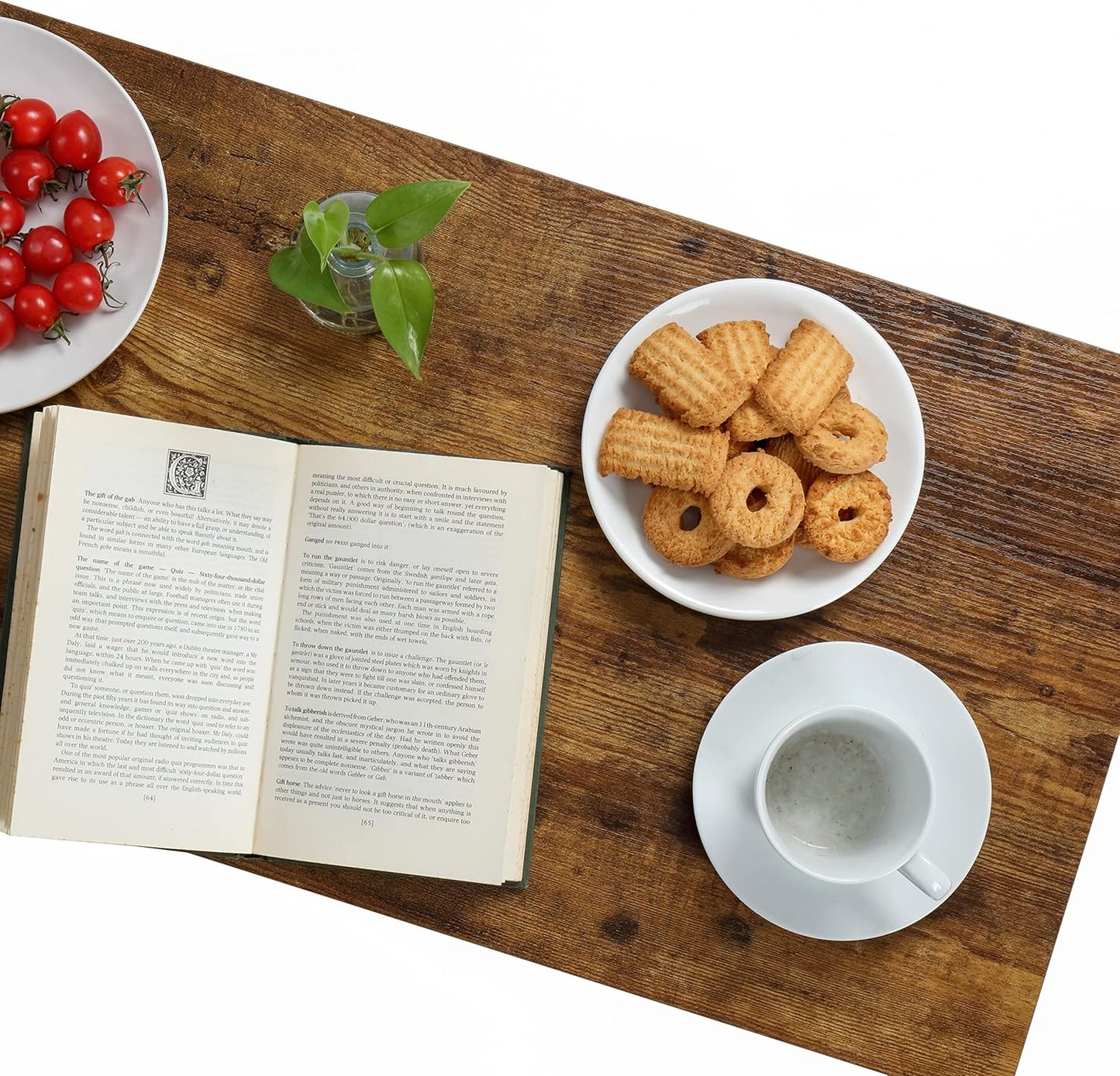 Finnhomy 47" Industrial Bar Table Set with 2 Stools - Counter Height Dining & Pub Table for Small Spaces, Kitchen, Apartment, Breakfast Nook - Metal & Wood, Space-Saving Furniture - Rustic Brown