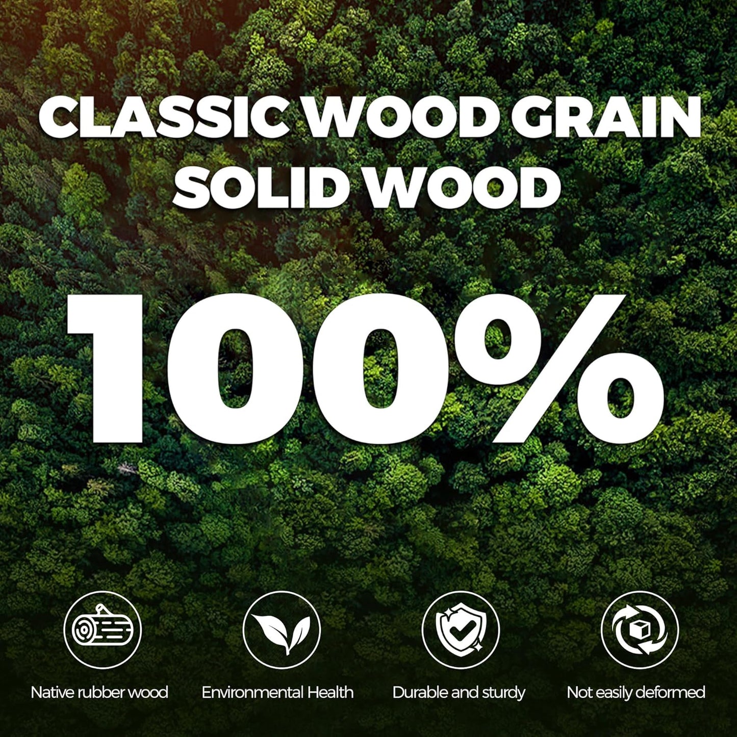 28.3" Small Round Dining Table for 2,Wooden Space-Saving Kitchen Dinner Table Rustic Wood Dining Table Mid Century Modern Kitchen Table