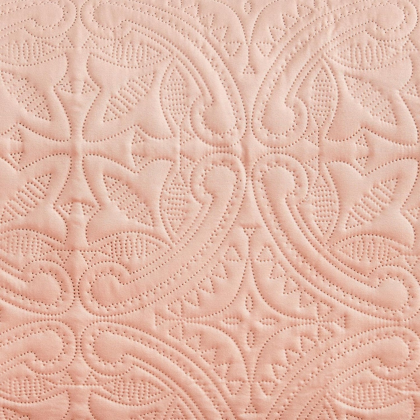 Great Bay Home Reversible Loveseat Cover - Washable Slipcover Furniture Protector with Elastic Straps - Couch Cover for Dogs, Kids, and Pets - Quilted & Stitched Detail (Loveseat, Dusty Rose/Taupe)