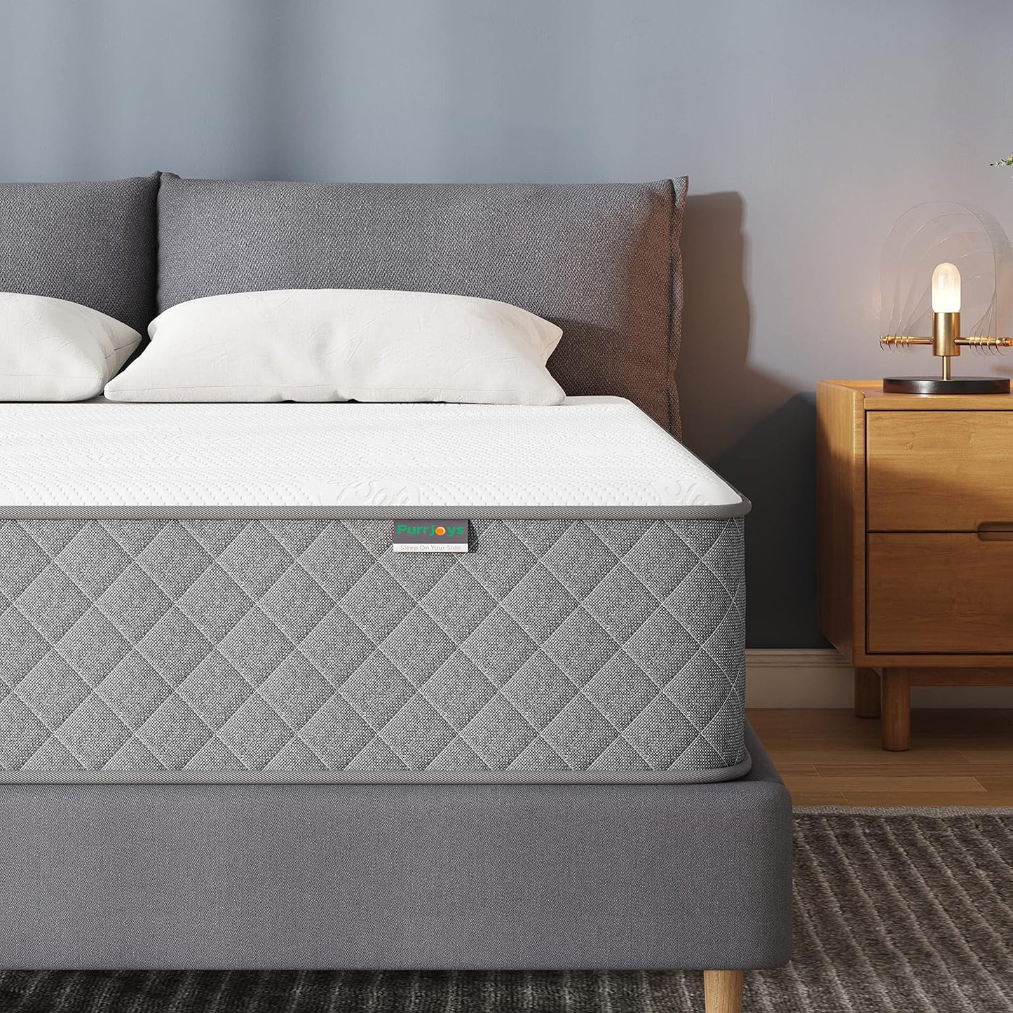 Mattress Double Mattress, 10 Inch Hybrid Memory Foam Firm Full Size Mattres with Hybrid Full Bed Matress in a Box Pressure Relief & Supportive Full Size Mattresses